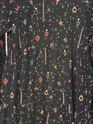 Abito Monki fantasia cuori e stelle taglia XS