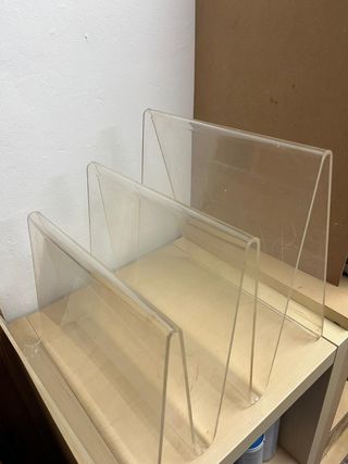 Revistero vintage metacrilato transparente