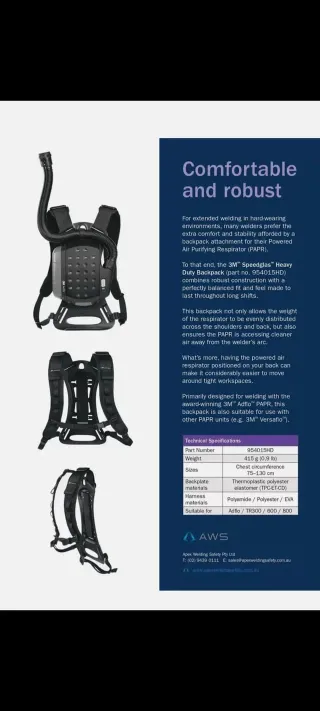 Mochila Speedglas 3M