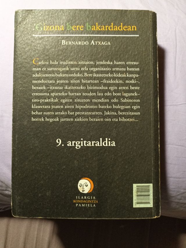 Gizona bere bakardadean