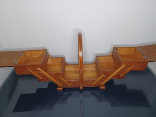 Costurero francés cantilever antiguo siglos XIX-XX