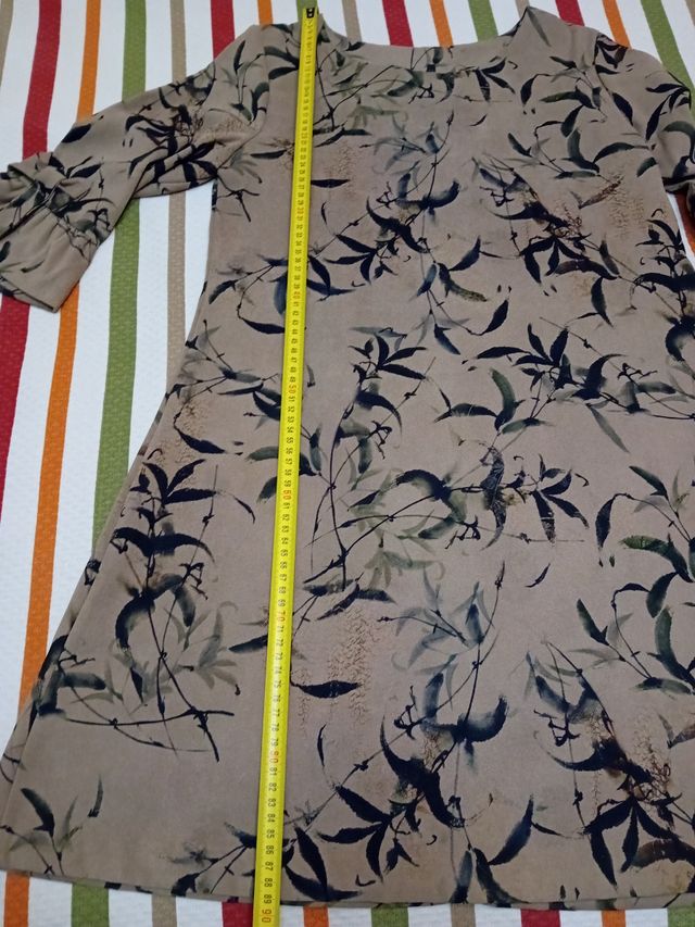 Vestido de invierno estampado floral