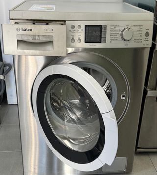LAVADORA BOSCH EN INOX  8 KILOS 