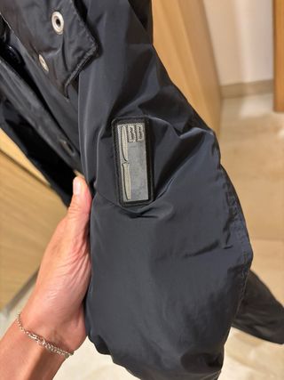 Bomboogie Cappotto Piuma Blu Notte