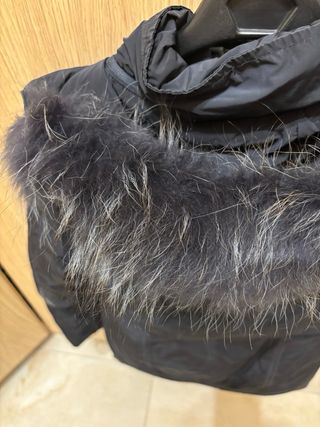 Bomboogie Cappotto Piuma Blu Notte