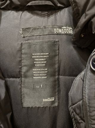 Bomboogie Cappotto Piuma Blu Notte