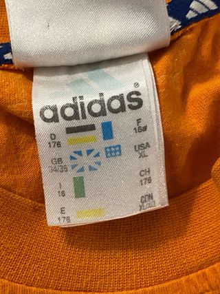 Camiseta Adidas Vintage Naranja