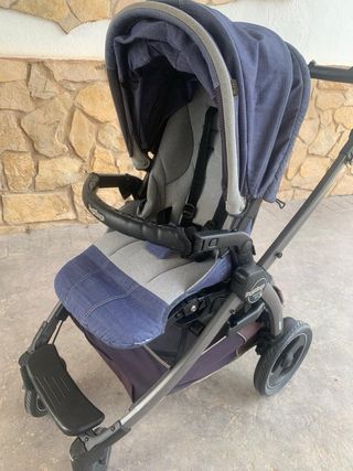 Carrito Bebé Peg Perego 3 Piezas Denim