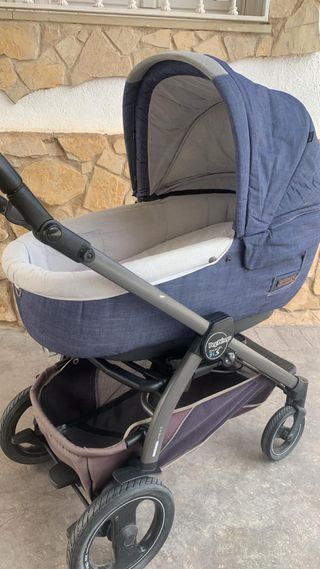 Carrito Bebé Peg Perego 3 Piezas Denim
