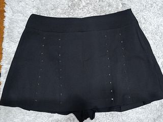 Falda Short Zara Negra Talla M