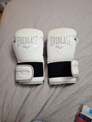 Guantes de Boxeo Everlast Powerlock Blancos