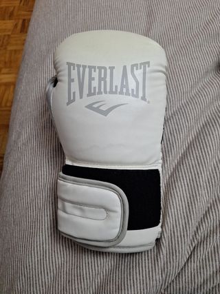Guantes de Boxeo Everlast Powerlock Blancos