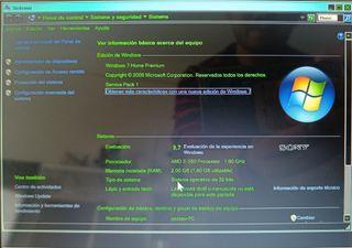 Portátil Sony VAIO Plata/Negro