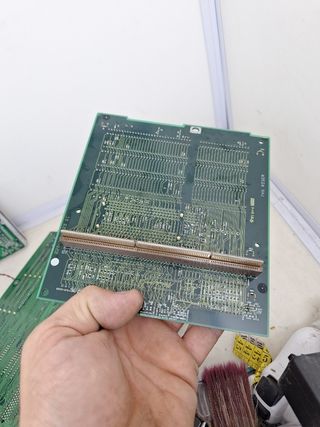 Placa Base, Tarjeta y Disco Duro Antiguo