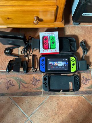 Nintendo Switch Joy-Con Rosa y Verde