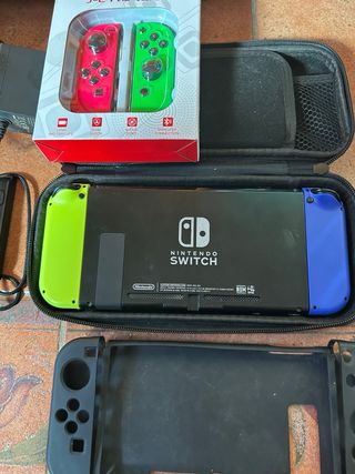 Nintendo Switch Joy-Con Rosa y Verde