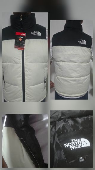 Chaleco The North Face NUPTSE Negro Blanco Talla M
