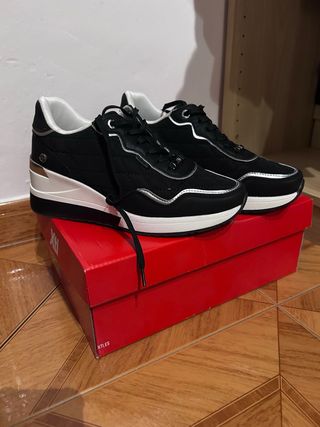 Zapatillas Xti Mujer Negras Talla 40