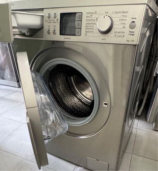 LAVADORA BOSCH EN INOX  8KILOS 