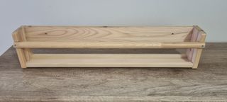 Estante expositor libros madera Ikea FLISAT