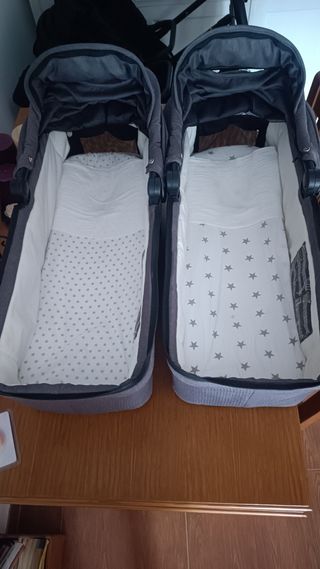 2 Capazos para carrito de bebé