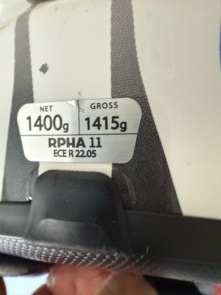 Casco HJC RHPA 11 Talla XXL con intercomunicador