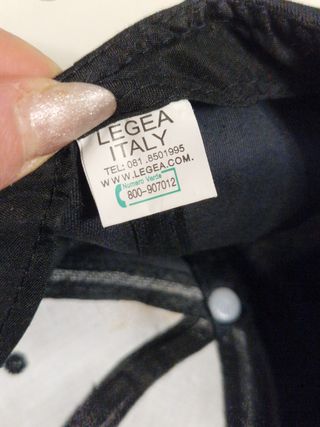 Cappellino Legea nero tg U