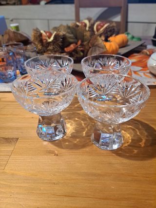 Set 4 Bicchierini Cristallo