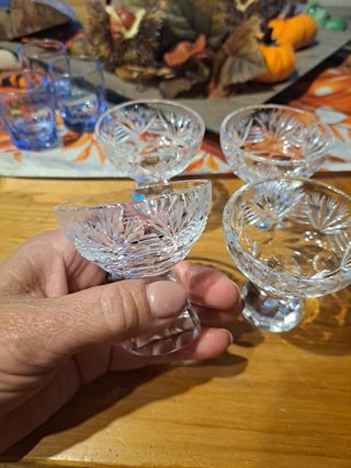 Set 4 Bicchierini Cristallo