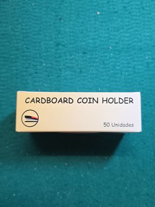 50 cartones para monedas 23mm