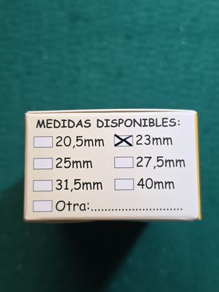 50 cartones para monedas 23mm