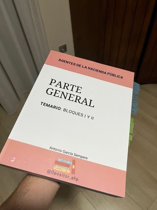 Libro PARTE GENERAL - Agente de Hacienda