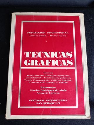 Técnicas gráficas formación profesional primer gra