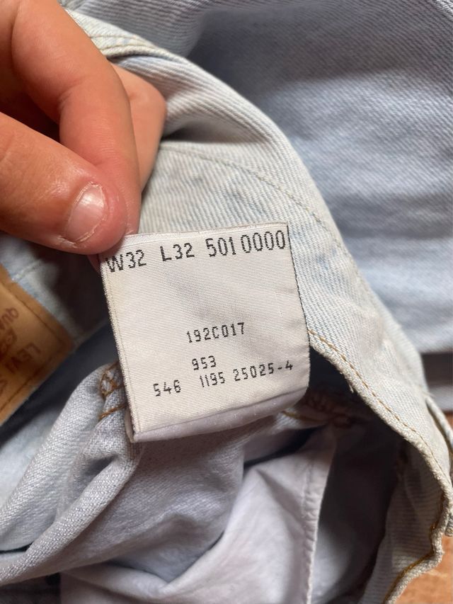 Levi's 501 Jeans Vintage Lavado Claro