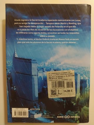 Secret Academy 1, 2, 3 y 4 en Pack