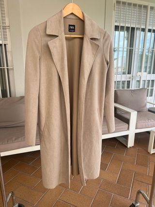 Gabardina Zara ante beige