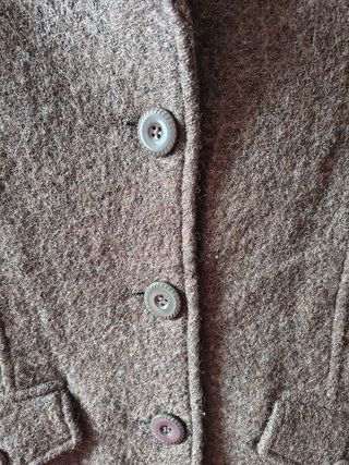Chaqueta de lana marrón Talla M