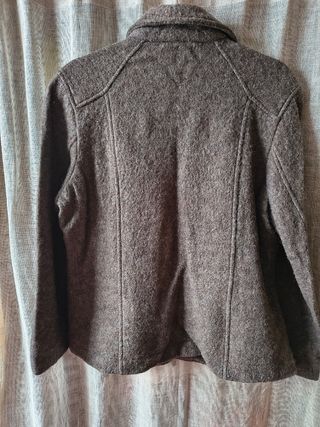 Chaqueta de lana marrón Talla M