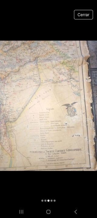 Mapa Antiguo Europa Física Política Comercial 1921