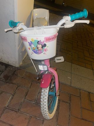 Bicicleta infantil rosa Minnie Mouse