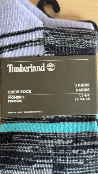 Calcetines Timberland Mujer 3 Pares Talla 34-38
