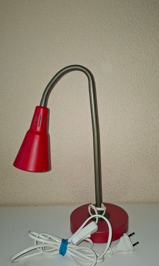 Flexo de metal y plástico rojo