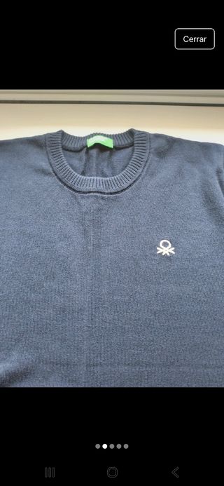 Jersey Benetton Azul Marino T XXL