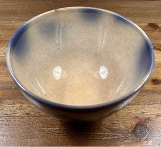 Antiguo cuenco loza de Sarreguemines finales S.XIX