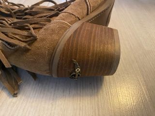 Botas camperas Nemonic piel color camel talla 39