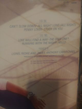 Vinilo Lionel Richie - Can't Slow Down