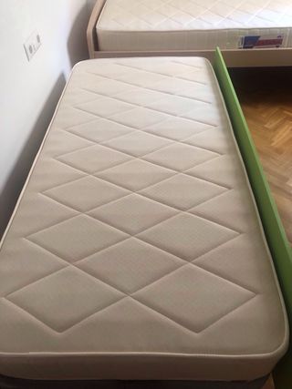 2 Camas individuales nido colchón incluido