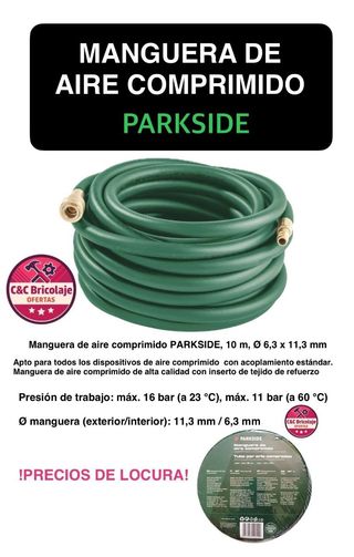 Manguera Aire Comprimido Parkside 10m