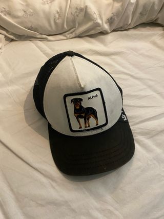 Gorra The Farm Rottweiler Alpha Negra Blanca