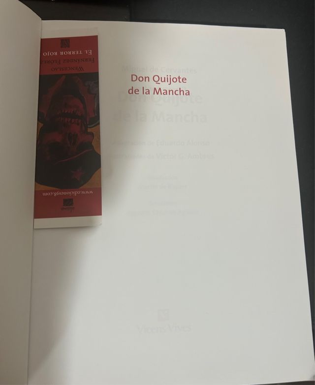 Don Quijote de La Mancha, adaptación Vicens Vives